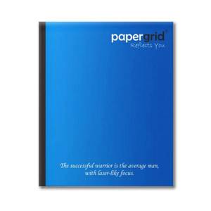 Paper Grid 4 Line Notebook (72 pages,19X15.5cm)
